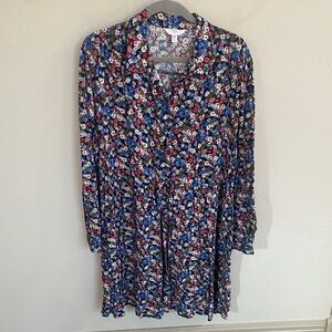 Floral Long-Sleeve Dress